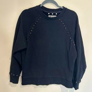 Studded Crew Neck Sweatshirt